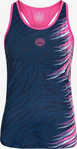 BIDI BADU Sports Top 'Cleo Tech' in Blue: front