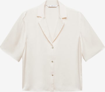 MANGO Blouse 'SASSA' in Beige: voorkant