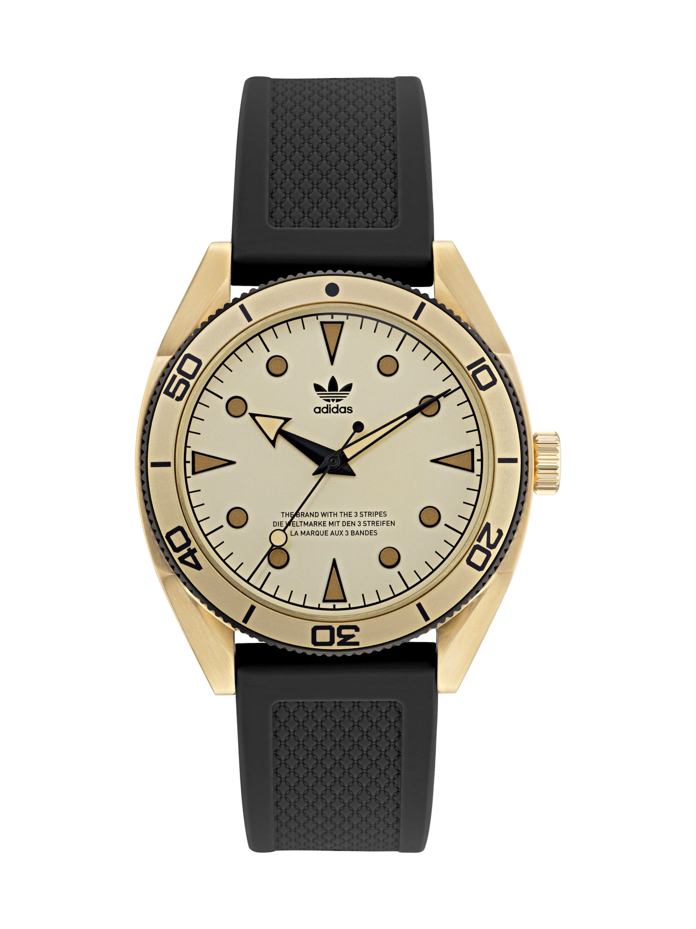 Orologio analogico 'Ao Fashion Edition Two' di ADIDAS ORIGINALS in nero: frontale