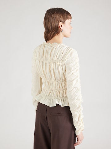 TOPSHOP Bluse in Beige