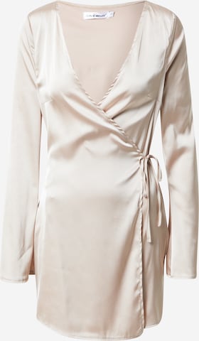 Robe Public Desire en beige : devant