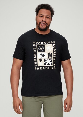 T-Shirt s.Oliver en noir : devant