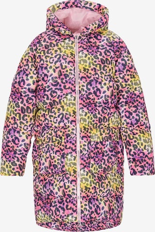 myMo at night Between-seasons coat in Mixed colours: front