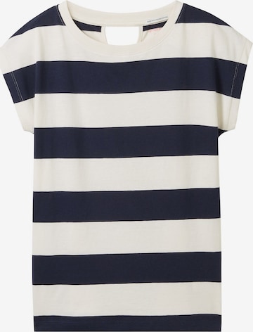 T-Shirt TOM TAILOR en bleu : devant