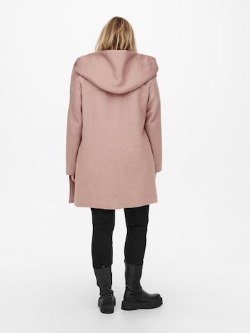 ONLY Carmakoma Between-Seasons Coat 'SEDONA' in Pink