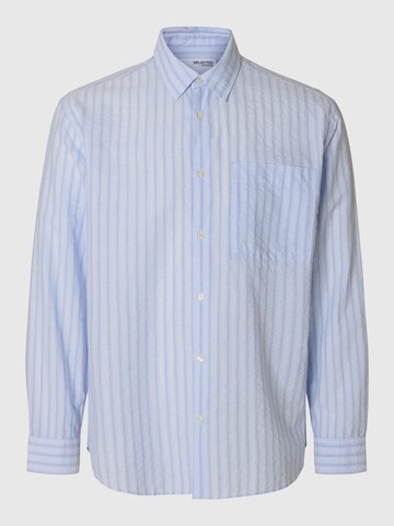 SELECTED HOMME Regular Fit Hemd in Blau: Vorderseite