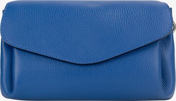 Usha Clutch in Blauw: voorkant