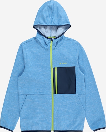 VAUDE Athletic Fleece Jacket 'Kikimora' in Blue: front