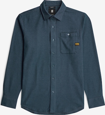 G-STAR Slim Fit Hemd 'Bristum 2.0' in Blau: Vorderseite