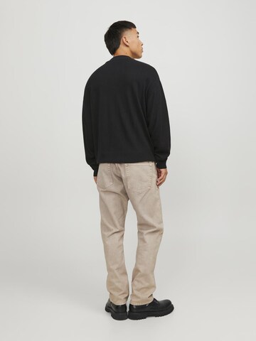 JACK & JONES Sweter 'Emil' w kolorze czarny