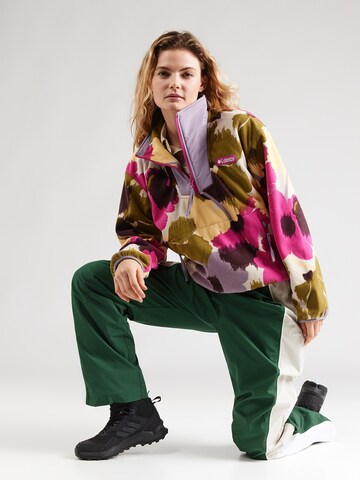 COLUMBIA Športová mikina so zipsom 'Sequoia Grove' - Fialová