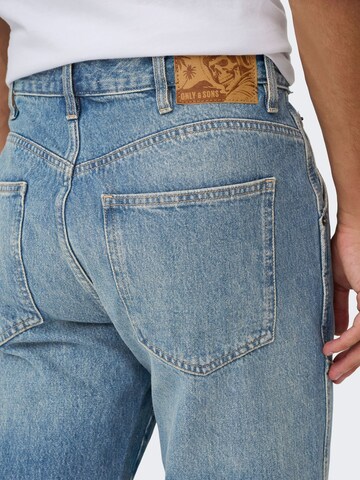 Regular Jean 'ONSEdge' Only & Sons en bleu