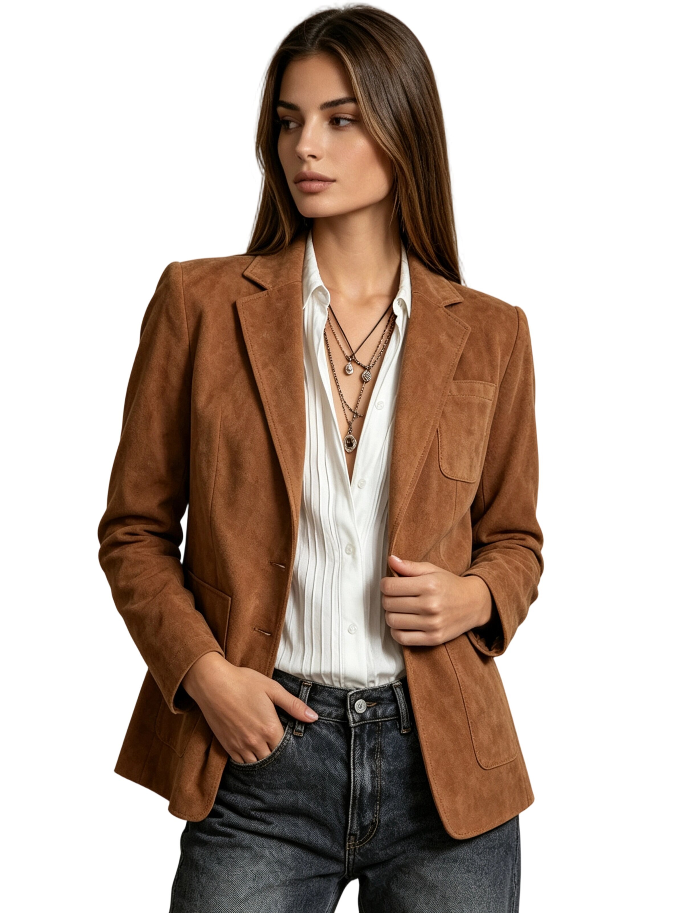 MODIURBAN Blazer‌‌‌‌‌ in Braun