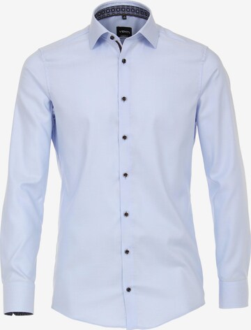 VENTI Regular fit Business Shirt in Blue: front
