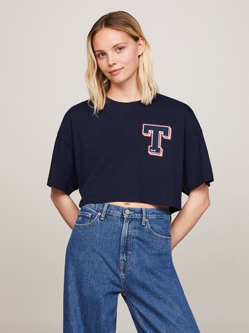 Tommy Jeans Μπλουζάκι σε μπλε: μπροστά