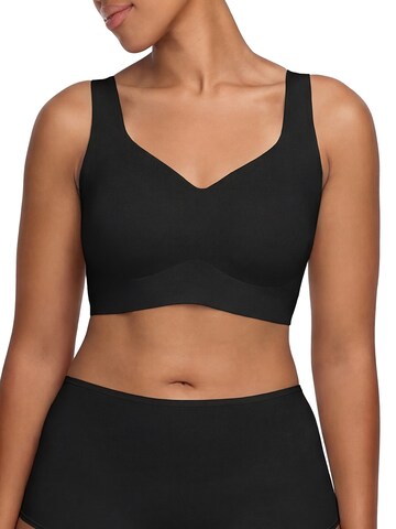 cfab by creamy fabrics Minimizer 'Comfort Minimizer Back Support BH' in Zwart: voorkant