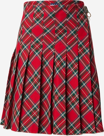 Jupe Tommy Jeans en rouge : devant