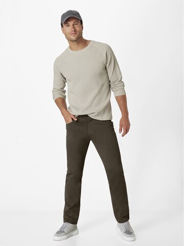 PADDOCKS Slimfit Hose in Braun