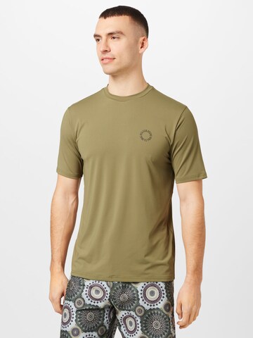Volcom Shirt 'Faulter' in Groen: voorkant