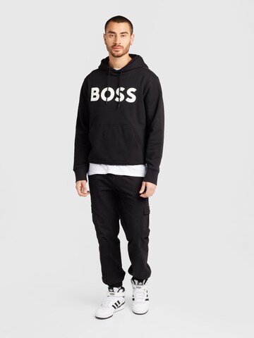 BOSS Sweatshirt in Schwarz
