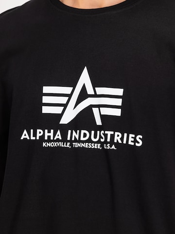 ALPHA INDUSTRIES Koszulka w kolorze czarny