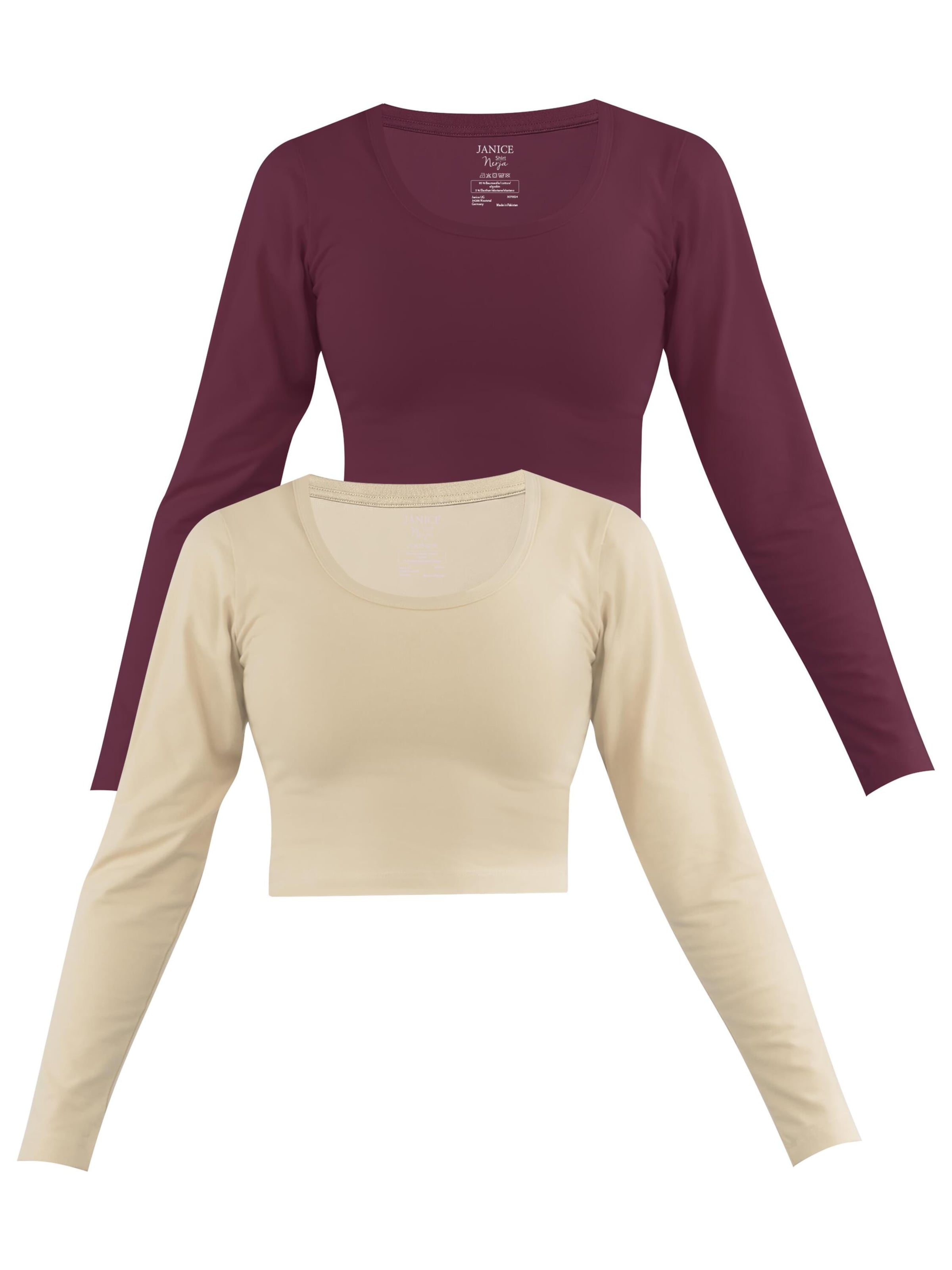 Janice Shirt 'Nerja' in Beige: front