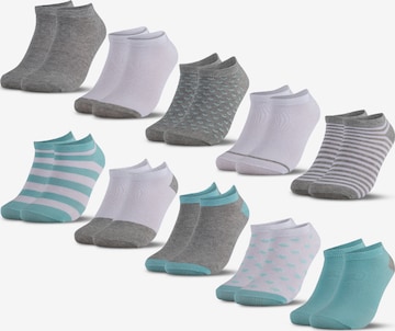 Occulto Socks 'Mikl' in Blue: front