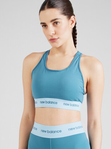new balance Бюстье Спортивный бюстгальтер в Синий: спереди