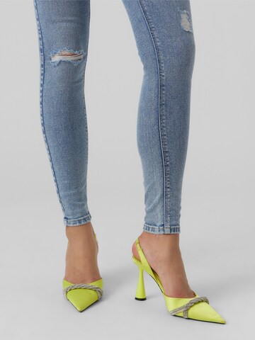 VERO MODA Skinny Jeans 'SOPHIA' in Blau