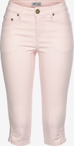 ARIZONA Skinny Caprijeans in Pink: predná strana