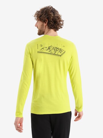 T-Shirt fonctionnel '200 Oasis' ICEBREAKER en jaune