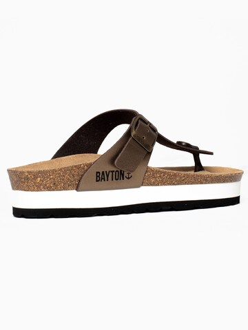 Bayton T-bar sandals 'Asturias' in Brown