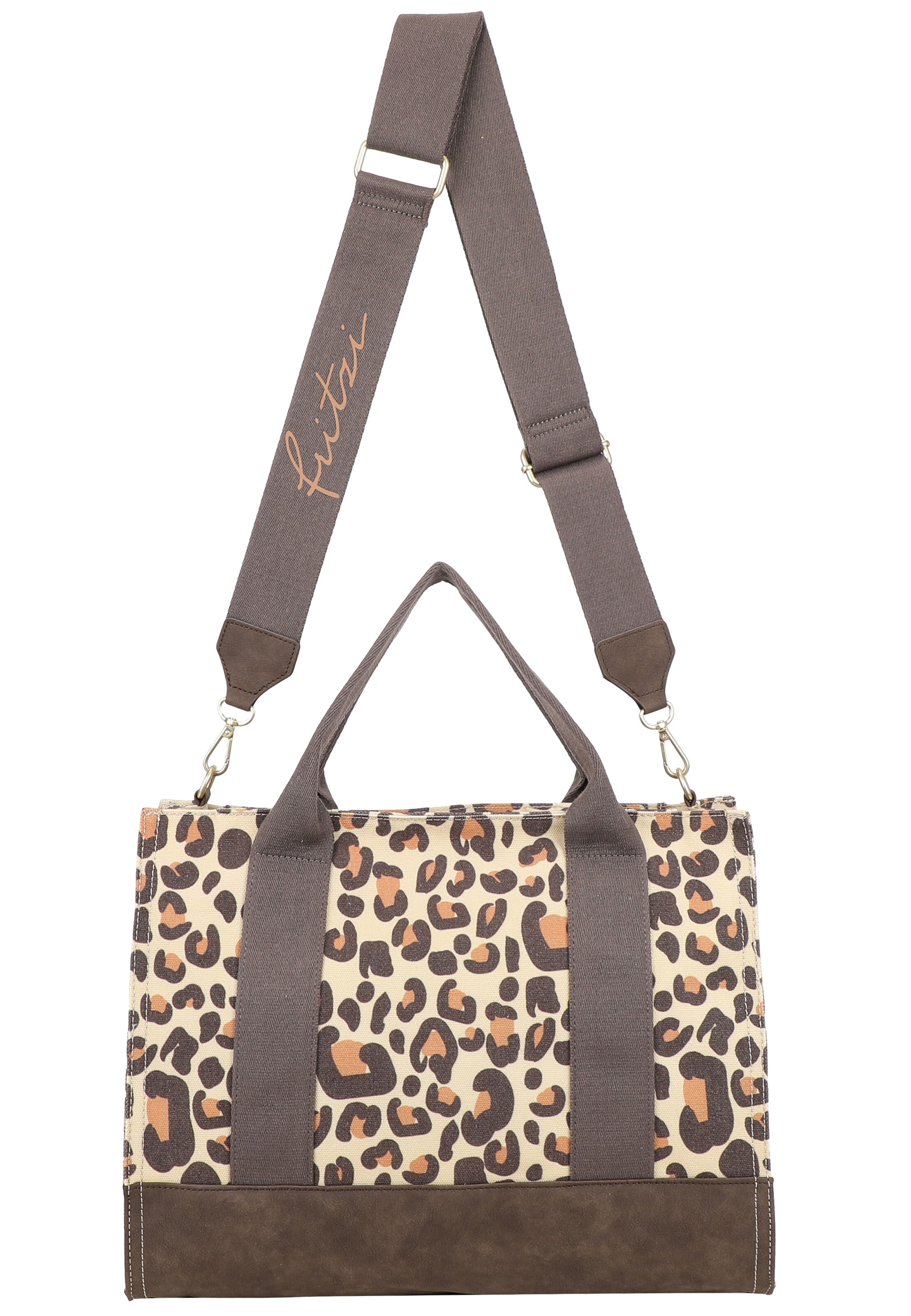 Fritzi aus Preußen Shopper 'Leo Camel' in Beige