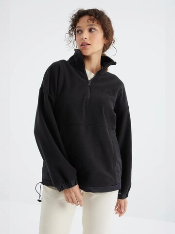 Tommy Life Fleece jacket in Black