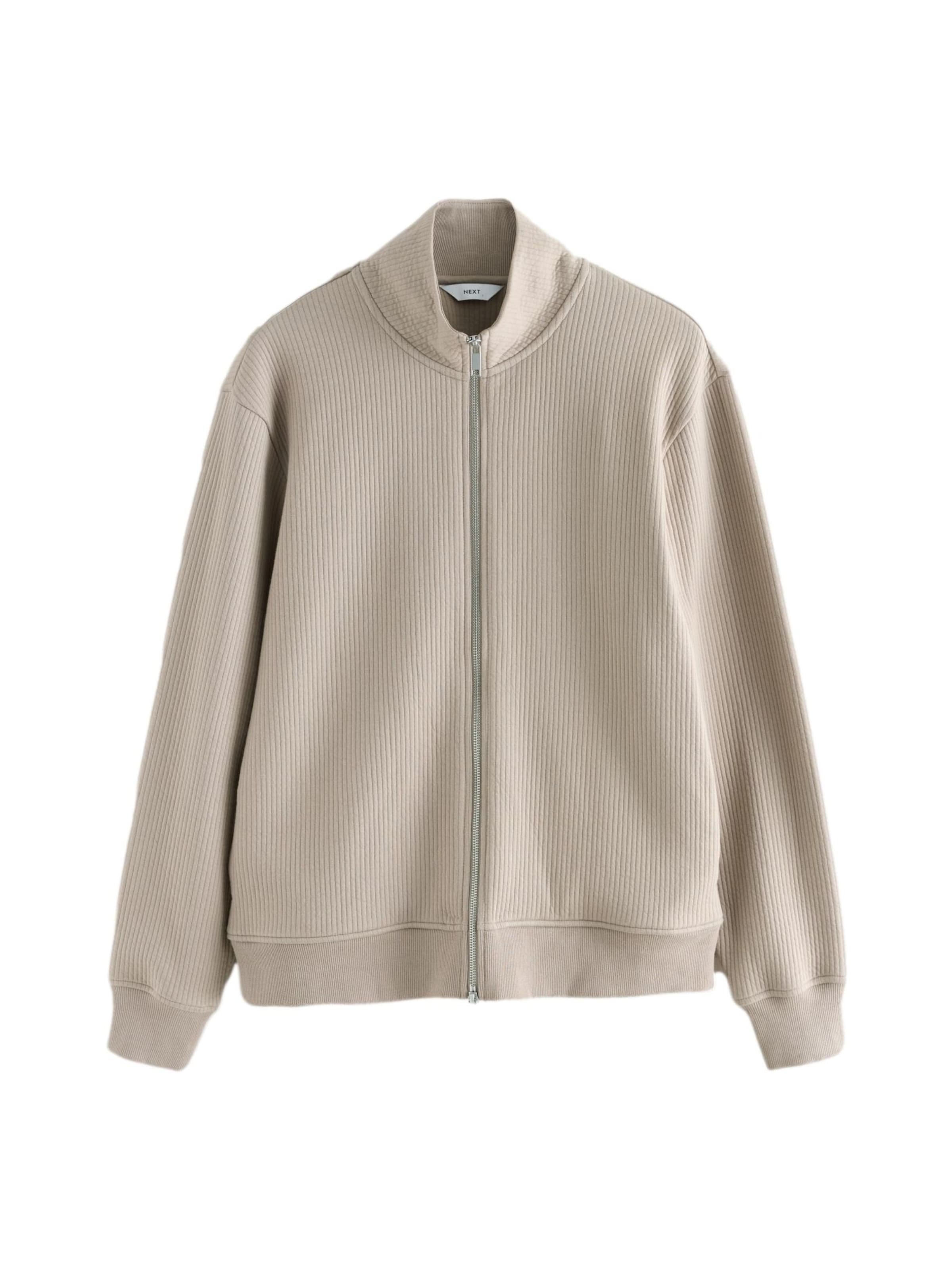 Veste de survêtement Next en beige : devant