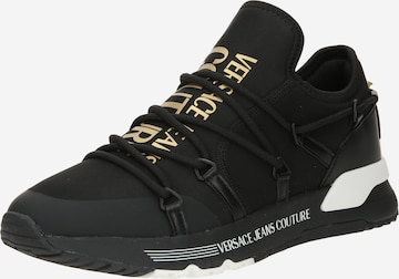 Versace Jeans Couture - Zapatillas sin cordones 'DYNAMIC' en negro: frente