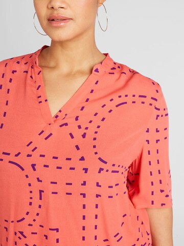 ONLY Carmakoma Blouse 'Phoebe' in Roze