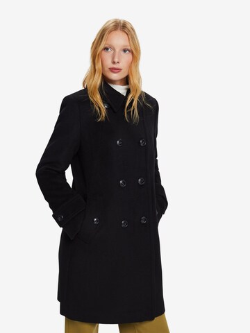 Manteau d’hiver ESPRIT en noir : devant