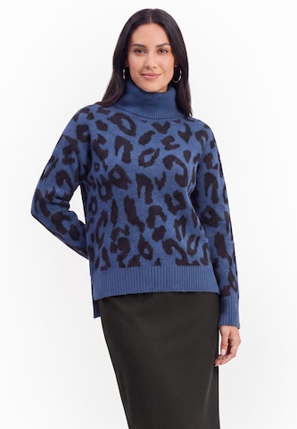 usha BLACK LABEL - Jersey en azul: frente