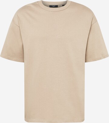 T-Shirt 'Kam' JACK & JONES en beige : devant