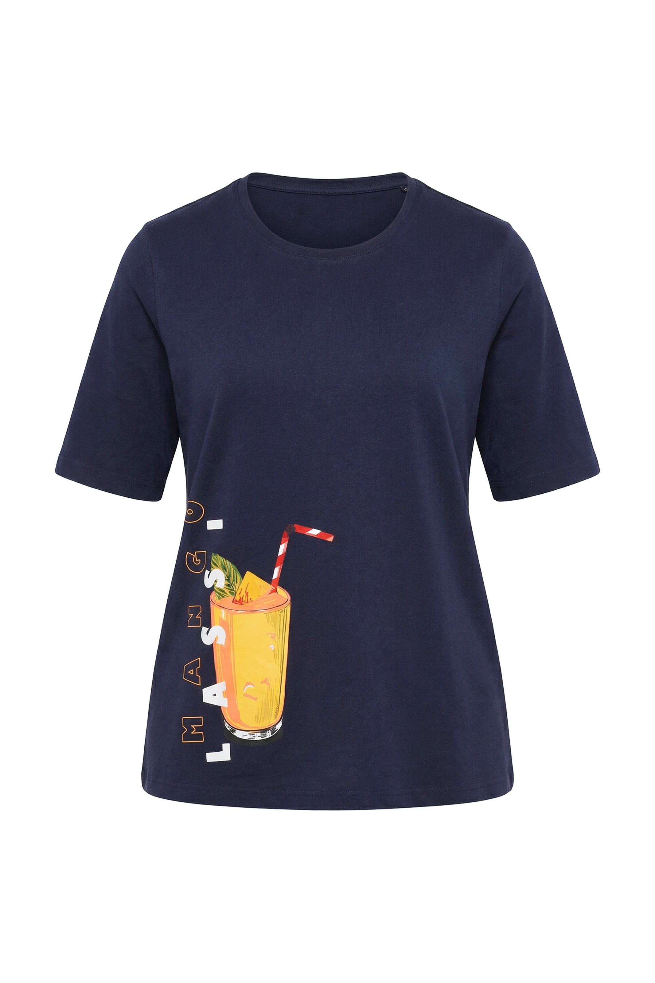 Ulla Popken T-Shirt in Blau: Vorderseite