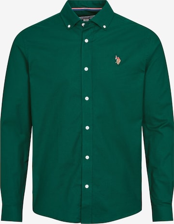 Chemise 'Esmar' U.S. POLO ASSN. en vert : devant