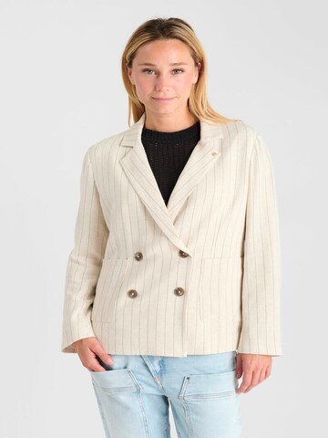 Le Temps Des Cerises Blazer 'Merida' in Beige: front