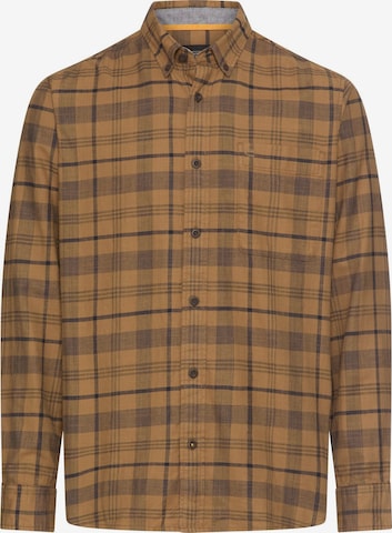 CAMEL ACTIVE Button Up Shirt in Brown: front