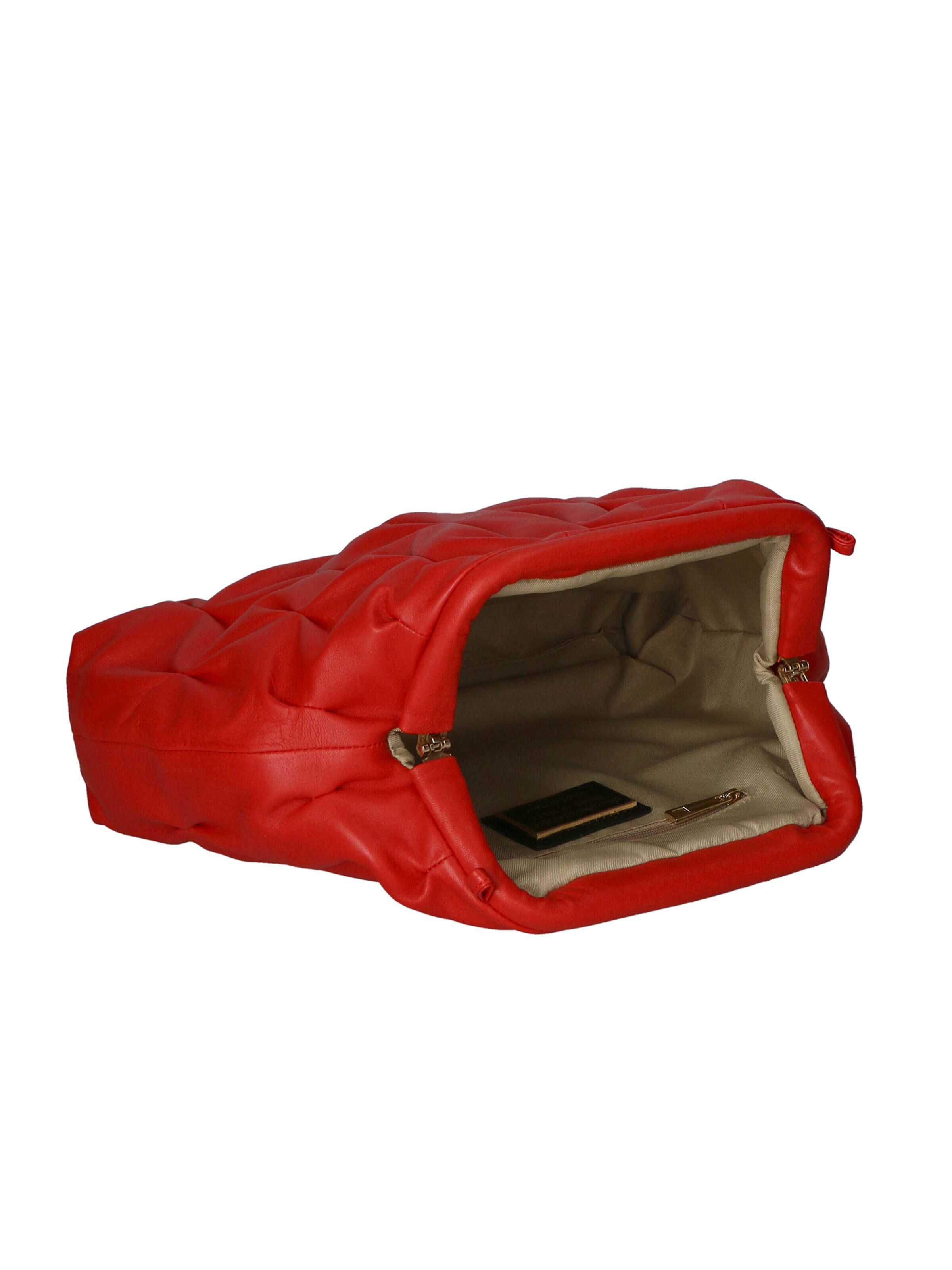 Pochette 'Pochette Verona in Pelle Sauvage - Tracolla Regolabile Made in Italy' di Gave Lux in rosso