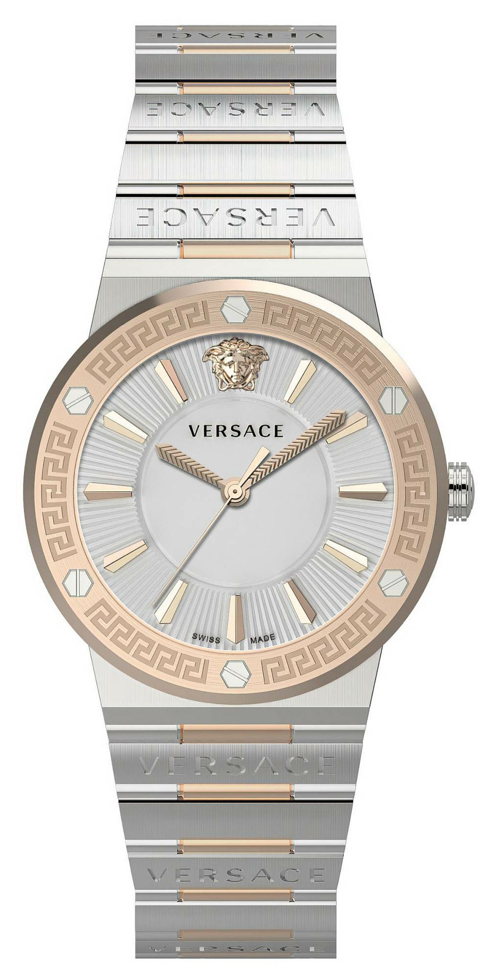 VERSACE Analoguhr in Gold: Vorderseite