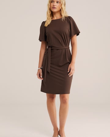 WE Fashion Zomerjurk in Bruin: voorkant