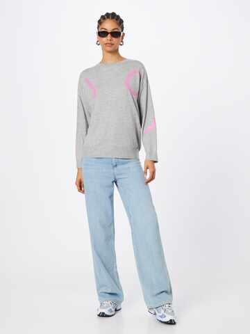 Key Largo Pullover 'WISH' in Grau