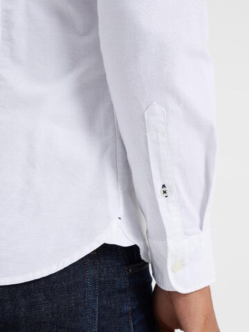 Slim fit Camicia di WE Fashion in bianco