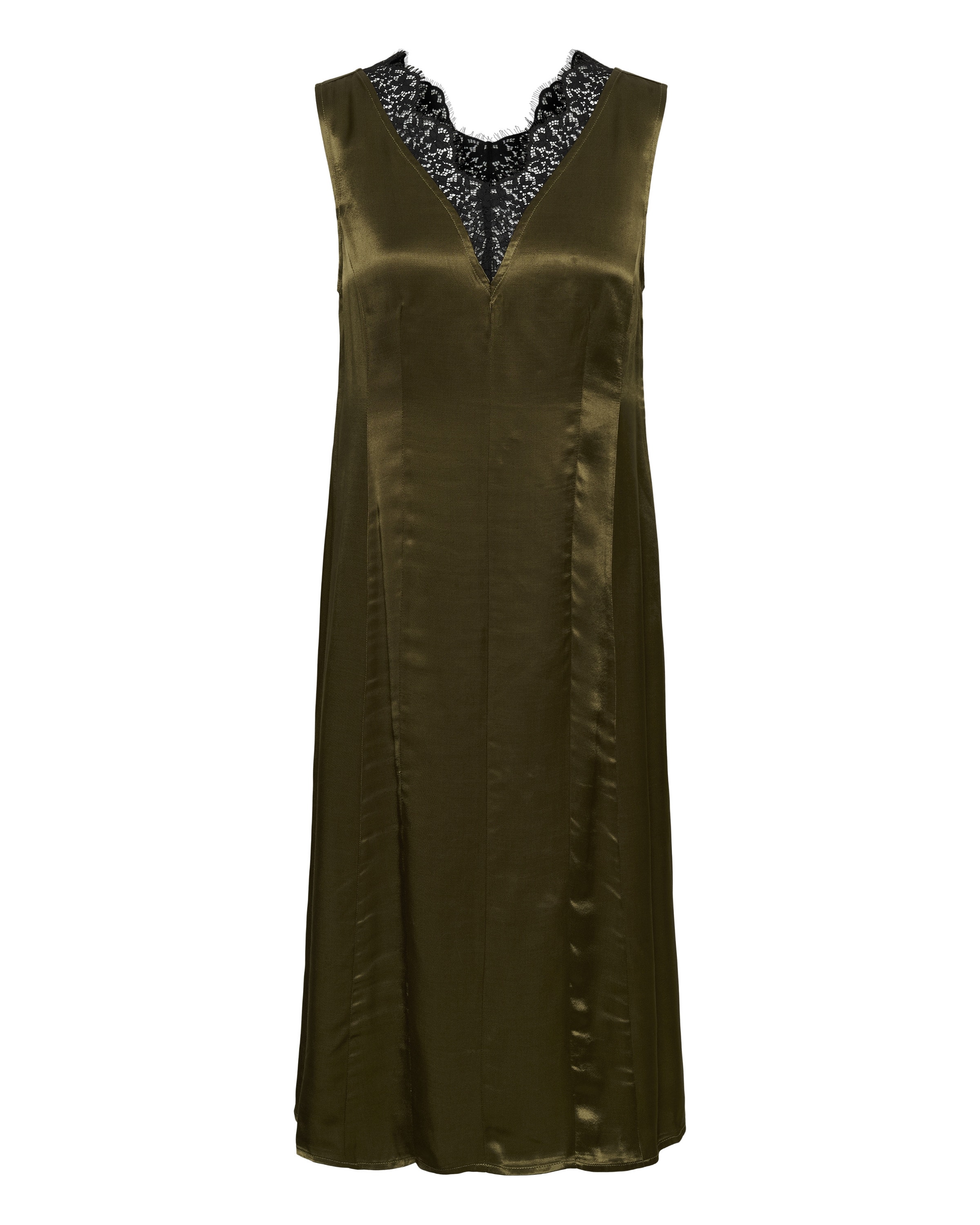 SOAKED IN LUXURY Kleid 'Irini Lace' in Braun: Vorderseite